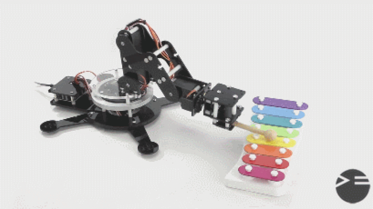 ebbe tidevand jeg fandt det Råd Maximo Robot Arm - 5-Axis Educational Robot - Robotic Gizmos