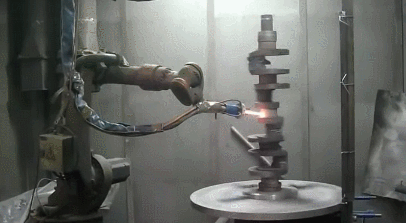 robot thermal spray