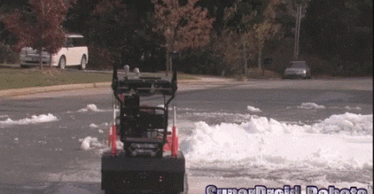 snow blower robot
