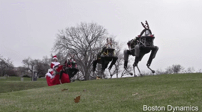 santa robodogs