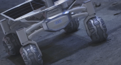 Robotic Moon Rover from Audi