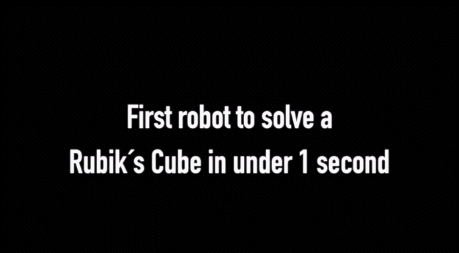 Robot Solves Rubik's Cube In 0.887 s