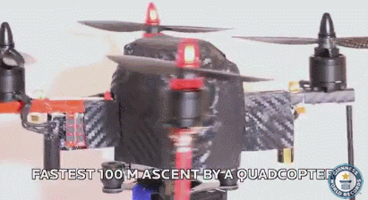 Fastest 100m Ascent by a Quadcopter