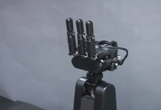 robot hand dribbling