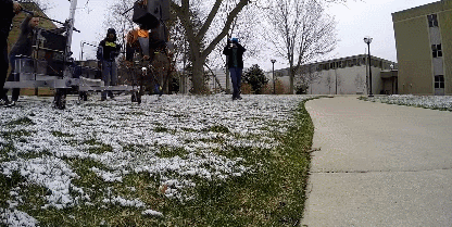 MARLO Bipedal Robot in Snow