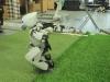 ROBOTIS OP2 Robot Moving On Grass