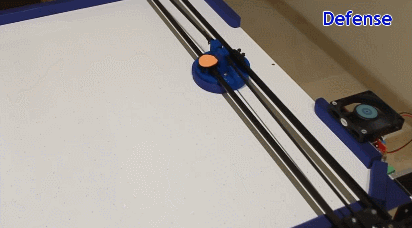 Air Hockey Robot Using a 3D Printer