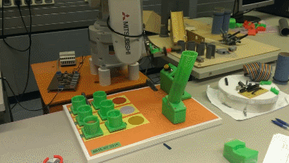 Mitsubishi RV-2F-Q Robot Sorting