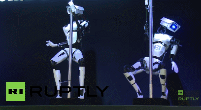 Programmable Pole Dancing Robots