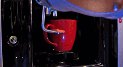 robot making coffee