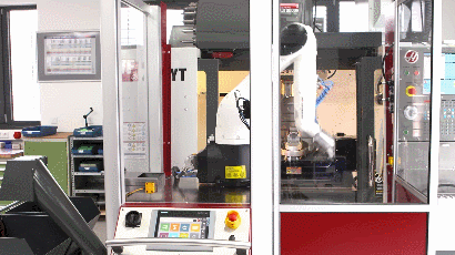 Flexible and Portable Robotic Machine Tending Cell