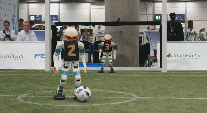 igus Humanoid Kicking Balls