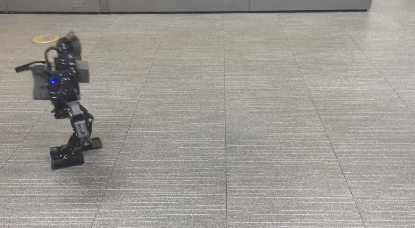 ROBOTIS Humanoid with DYNAMIXEL X Walking Test