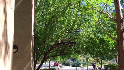 Quadcopter Perching On Outdoor Surfaces