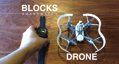 control-drones-with-blocks-smartwatch