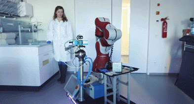 Robot work as health care 