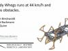 Speedy Whegs Robot Runs at 44 km/h, Can Climb Obstacles