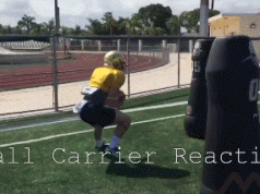 MVP Robotic Football Dummy for RB Drills