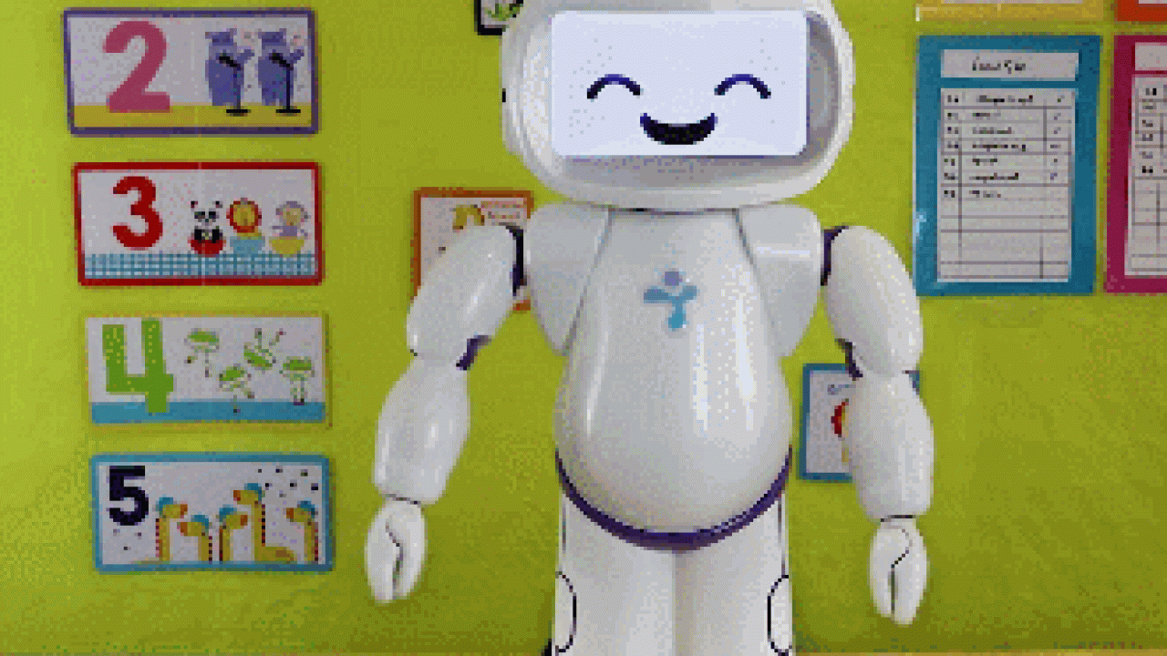 QTrobot, Educational robot for at home education of children with