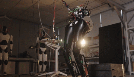 Humanoid Robot Doing Somersaults